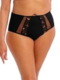 Elomi Damen Sachi Full Brief Unterwäsche im Bikini-Stil, Schwarzer Schmetterling, 3XL