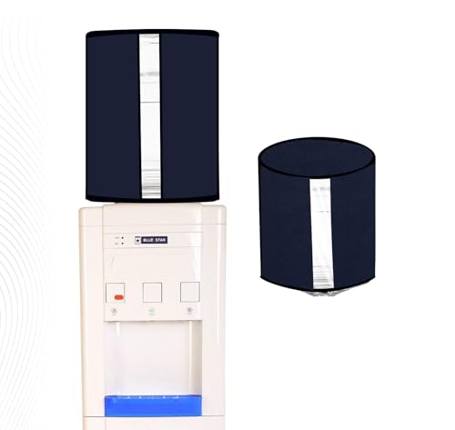 Image of Water Dispenser Bottle Cover Dustproof, with Water Level Indication 20 Litre Waterproof, Dustproof, Stain resistant and Scratch Resistan (Blue) (2)