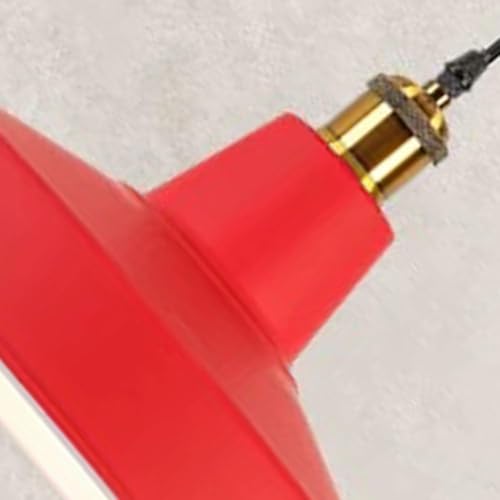Suspension industrielle E27 en fer CGTENBS luminaire rétro