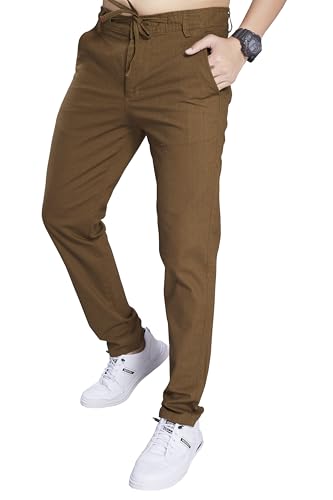 Image of DIVISIVE Men's Loose Fit Linen Blend Cotton Pants