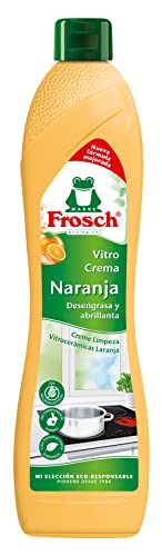 Frosch - Limpiador Ecológico para Vitrocerámica Nueva Fórmula Mejorada, Desengrasa y Abrillanta en Profundidad, Fragancia a Naranja - 500 ml Cover