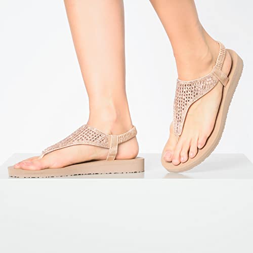 Image of Skechers Women's Meditation - Rock Crown Flip-Flops