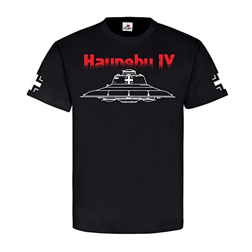 T-shirt Haunebu IV Prototype Luftwaffe imprimé vêtement OVNI militaire