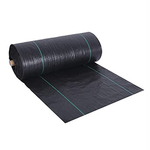 Malla Antihierbas,Geotextil Contra Maleza y Malas Hierbas 70 g/m²,Estabilizada UV Tejido,Resistente a la Rotura Permeable,para el Control de Maleza en Jardín y Huertos Ecológicos,Ocultación,Negro