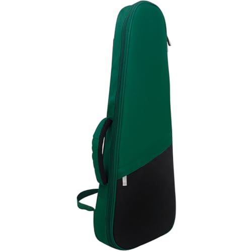 Étui pour ukulélé 26-27 pouces imperméable en tissu Oxford noir avec large bandoulière