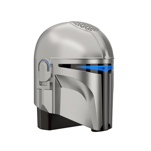 Image of Echo Dot Star Wars Bundle: Includes Echo Dot, Charcoal and The Mandalorian Helmet Stand