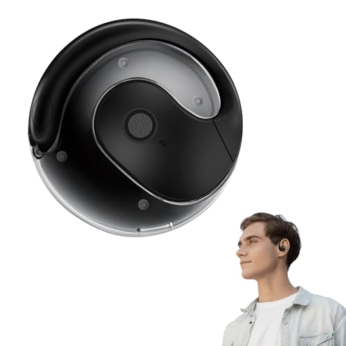 AI Language Translator Earbuds - Bluetooth 5.4, 144 Language Real Time Wireless Translation Earbuds, AI Headphones Live Translator Ear Buds, Computer Translating Earpiece Earphone Translate (Black)