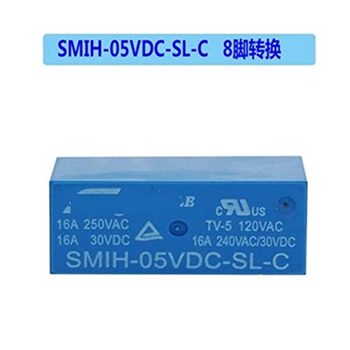 Relés electromecánicos SMIH-05VDC 5V 16A componentes de conmutación para circuito impreso 2