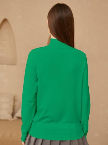 Image of SANGTREE Women's Turtleneck Sweaters Long Sleeve Pullover Tops | Breathable Lightweitht Fabric| Fall Winter Fashion Outfits| Perfect for Daily,Office,Vacations,Holiday,Family Gatherings Etc.