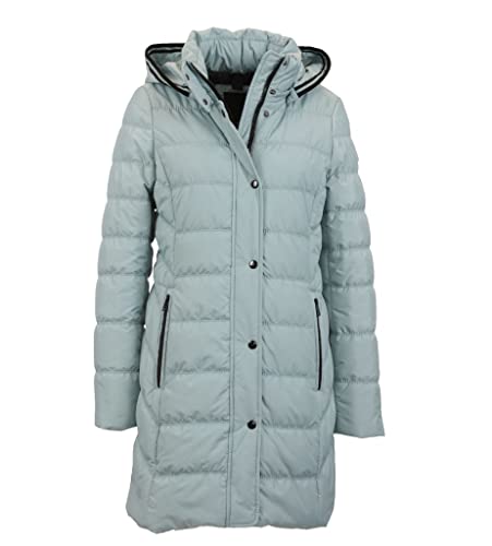 Fuchs & Schmitt Damen Kurzmantel mit Kapuze, Stehkragen, Quersteppung,...