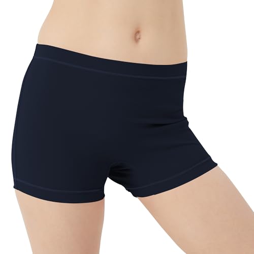 Image of QBK Toddler Girls Swim Shorts 2T-14 Boyshort Swimsuit UPF 50+ Quick Dry Rash Guard Swim Bottoms