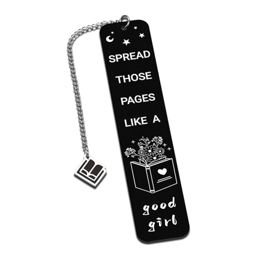 Funny Book Marks for Reading Women, Dark Romance Spicy Bookmarks for Women Girls Adult Metal Bookmark for Book Lovers Bookish Bookworm Book Accessories Christmas Birthday Gift Basket Stuffers