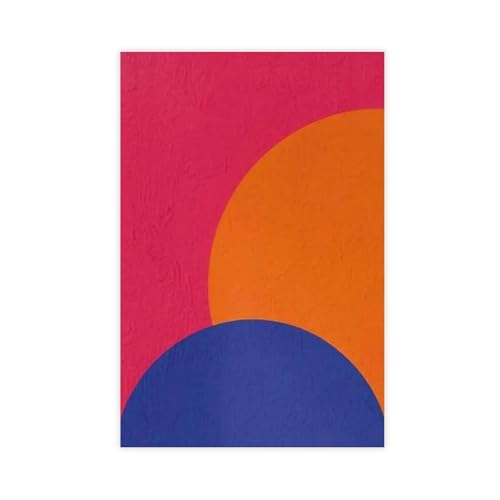 Poster coloré rétro pour raviver un mur blanc de chambre