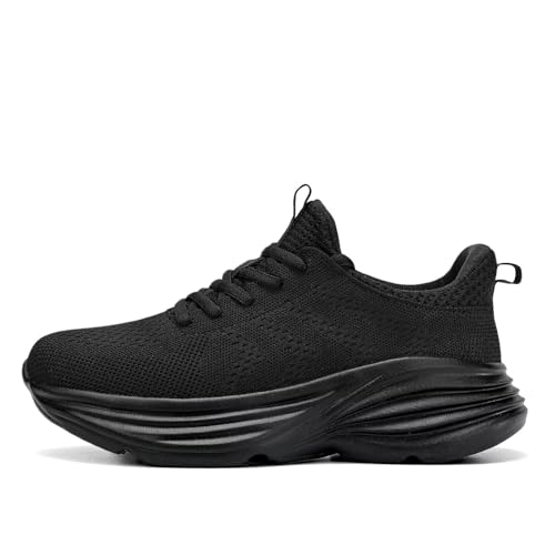 Image of WJA Men's Non Slip Walking Shoes Lightweight Breathable Casual Running Shoes Fashion Sneakers Mesh Workout Sports Shoes