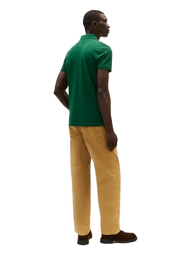 Image of Tommy Hilfiger Men's Short Sleeve Polo Shirts in Slim Fit with Stretch and Organic Pique Cotton