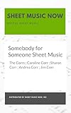 somebody for someone sheet music (english edition)