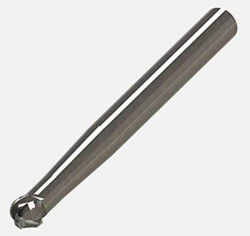 Image of Micro 100 SBM-250-3 Undercutting End Mill, 220 Wrap Angle, 1 /4 inch Cutter Dia, .200 inch LOC, 1.200 inch Reach, .200 inch Neck Dia, 3 Fl, 1 /4 inch Shank Dia, 3 inch OAL, Uncoated