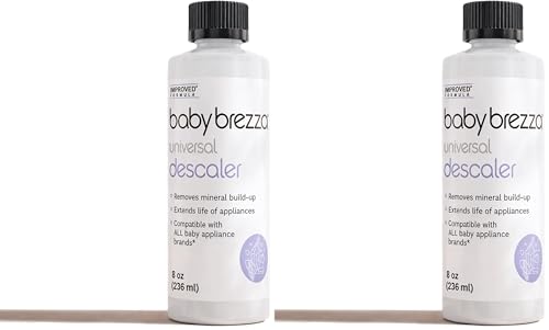 Image of Baby Brezza Descaler 8 oz. Made in USA. Universal Descaling Solution and other baby appliances. Removes mineral build-up and extends your machine’s lifespan (Pack of 2)