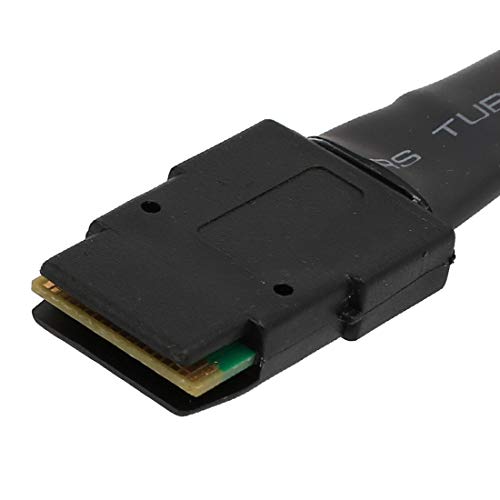 Cable FIYA Mini SAS 36P a 4 SATA 7P 1M Negro y Azul miniatura 4