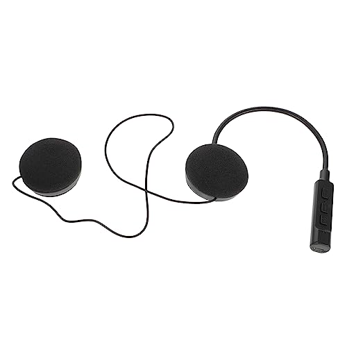 SHINEOFI 1Pieza Auriculares BT para Casco De Motocicleta Inalámbricos con Micrófono Duraderos para Compatible con Integrales y Jet