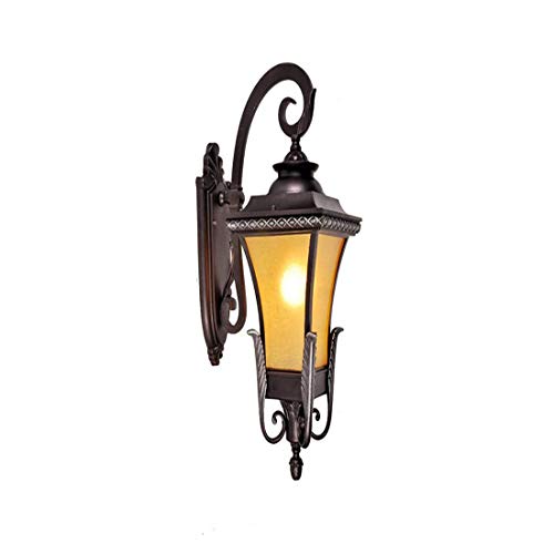 Preisvergleich Produktbild Deckenleuchteeuropäischer Regen Im Freien Und Rost Druckguss-Aluminium-Landschaftsgarten... Kaffee-Gold-Zeichnungssilber