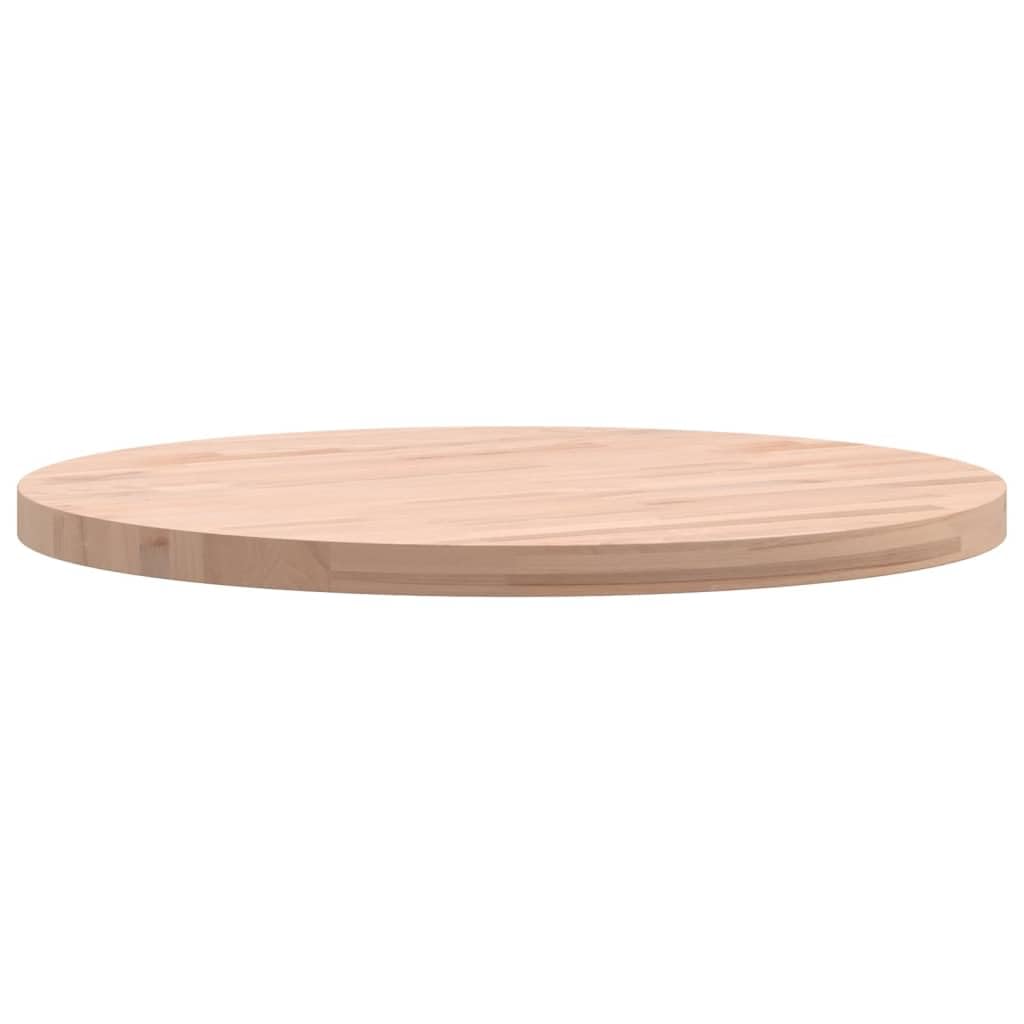 vidaXL Blat do stolika, Ø50x2,5 cm, okrągły, lite drewno bukowe, blat stołu, blat stołowy, blat stolika kawowego, blaty stołu, blat na wymianę