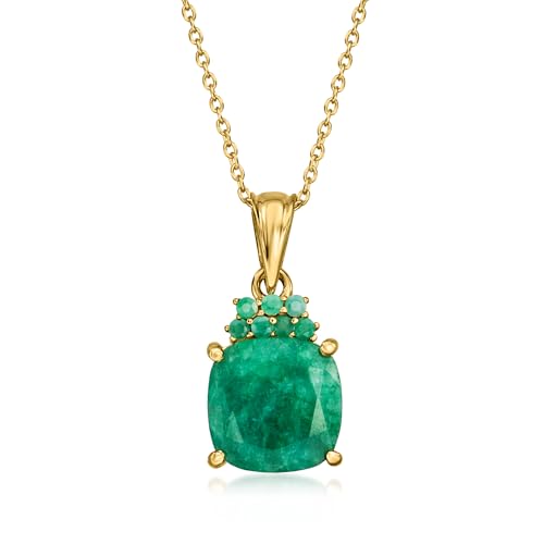 Ross-Simons 5.70 ct. t.w. Emerald...