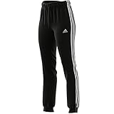 adidas Damen Primegreen Essentials Warm-up Slim Tapered 3-stripes Jogginghose, Schwarz, S EU