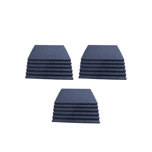 18x Fallschutzmatten 50x50x4cm Schwarz Spielplatz Pool Schaukel Spielturm Platten