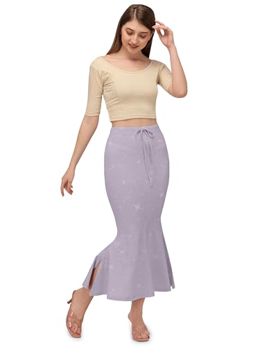 Image of Mehrang Stretchable Shimmer Saree Shapewear Petticoat for Women, Skirts for Women,Shape Wear Dress for Saree