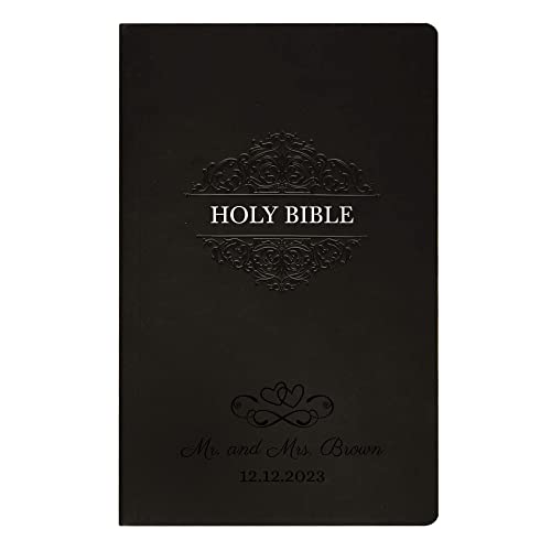 Personalized Soft Touch NIV Bible for Wedding Ceremony Christian Faith