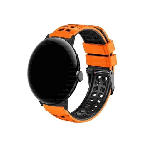 [ANGIRSFPO] \tgVRXgbv Google Pixel Watch 3 45mm ɃtBbg ʋC̍X|[coh Pixel 3 45mm ɃtBbg Xgoh uXbg ANZT[(Black orange bl