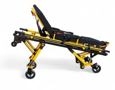 MS3C-250 PRO Commercial Multi Height Aluminum Alloy EMS Stretcher with Removable Backboard, Weight Capacity 550 lbs