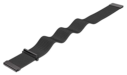 Bracelet de montre en acier inoxydable argenté, éclat haut de gamme