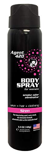 Daily Fragrance Body Spray - Smell Your Best All Day Long, Breaks Down and Destroys Smoke Odor at The Molecular Level - Eliminates Odors from Hair, Body and Clothes - 3.5 oz Spray (Siren)