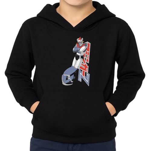 the Fan Tee Sudadera Infantil con Capucha de Niño Dibujos Animados Mazinger Z Manga Retro 80 Puños Fuera Mech Z 028 115 5 años