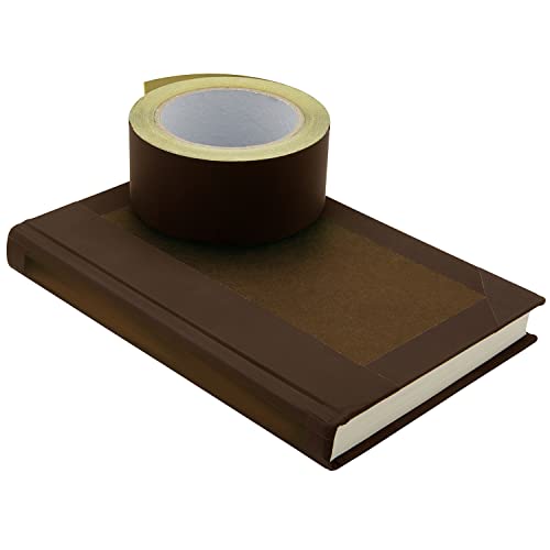Brown Bookbinding Tape, Brown Cloth Book Repair Tape For Bookbinders, Brown Fabric Hinging Tape, Craft Tape, 2" Inches By 45' Feet, Acid Free And Archival Safe Tape For Crafts & Book Repair #TOP1