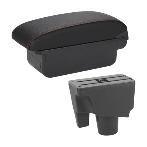トヨタ アクア用アームレストボックス トヨタ プリウスC アクア用 車用アームレスト収納ボックス 車用センターコンソールクッションパッド カーアクセサリー