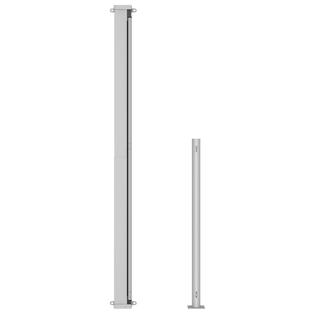 VidaXL Seitenmarkise Doppel 160x600cm - Ausziehbarer Sichtschutz & Sonnenschutz Für Terrasse, Balkon Und Garten