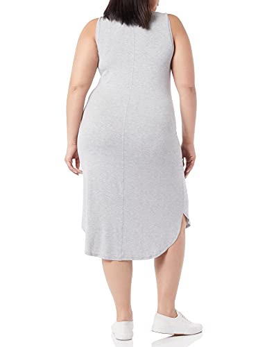 Image of Amazon Essentials Women's Jersey Regular-Fit Sleeveless V-Neck Midi Dress (Previously Daily Ritual)