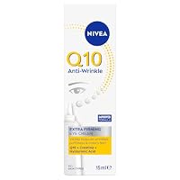 NIVEA Q10 Anti-Wrinkle Eye Cream Enriched With Q10 & Creatine Firming & Brightening Eye Cream Reduces Crows Feet Eliminates Puffiness Fast-Absorbing Formula