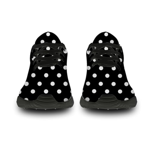 Women's Polka Dot Shoes Running Tennis Shoes Fashion Sneakers3