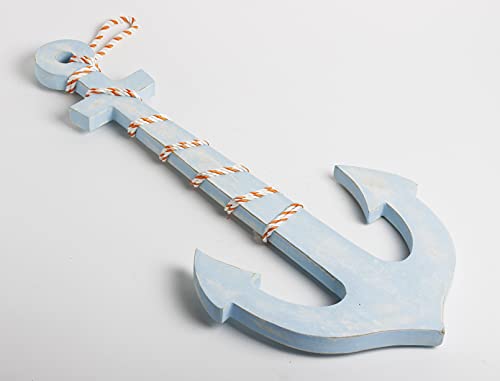 Handcrafted-18-Inches-Rustic-Nautical-Wooden-Anchor-with-Rope-Crosses-Wall-Art-DecorHanging-Wood-Crossbar-Anchor-Decorative-Home-Bathroom-Office-Beach-Themed-Decoration-Blue 31+pV WHZPS