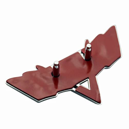 Image of 1Pc 1964-1967 Impala V Flag Front Fender Emblem Trim Flag Badge Sticker Nameplate KC4526 Replacement for Camaro Impala, Che-velle, & Nova