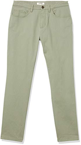 Image of Amazon Essentials Men's Athletic Fit Chinos, Work Pants, 5-Pocket, Cotton Stretch
