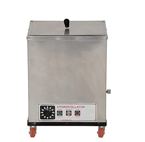 Image of Professional Stainless Steel Hydrocollator Machine - 4 Pack Capacity Hot Therapy Unit for Physiotherapy - Thermostatic Moist Heat Station for Clinical & Hospital Use