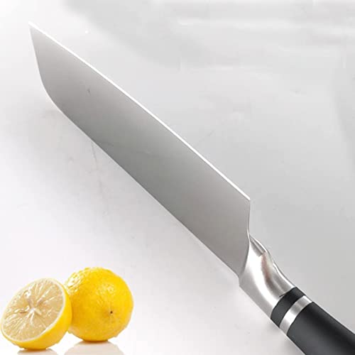 Image of Knife, Butcher Knife, Meat Cleaver Knife Chopping, Cooking Chef Butcher Knife, Sharp Santoku Knives, Kitchen Tools Utensils Nakiri, Blade 12 in (Pack of 1)