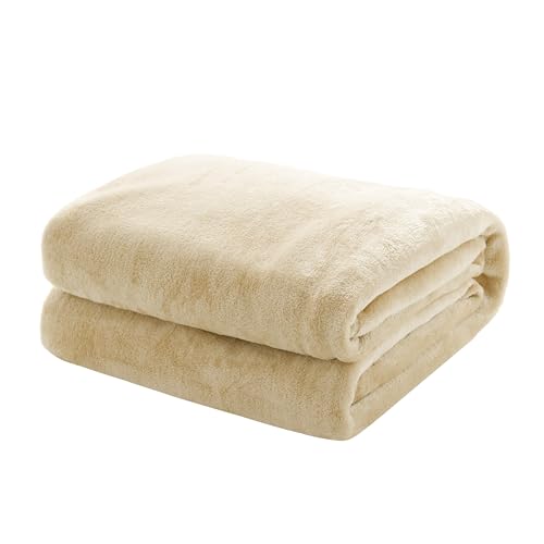 Kuscheldecke Flauschige extra weich & warm Wohndecke Flanell...