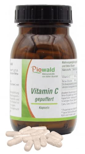 Piowald Vitamin C gepuffert, 100 Vegi Kapseln
