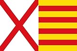 Bandera: Hospitalet de Llobregat, Barcelona, España